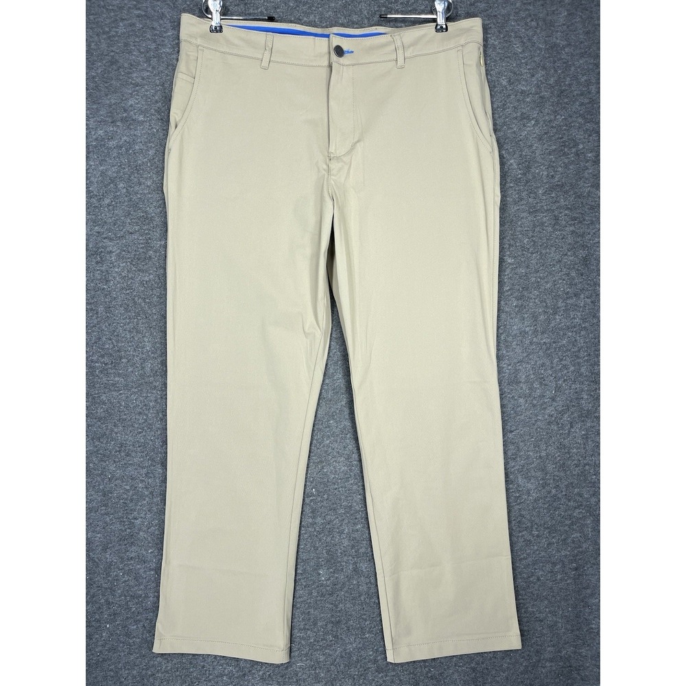 Twillory Pants Mens 38x30 Beige Tailored Fit Performance Golf Casual Chino